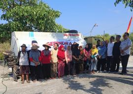 Wujud Kepedulian, Bapak Maryanta Salurkan Bantuan Air Bersih ke Warga Trosari II